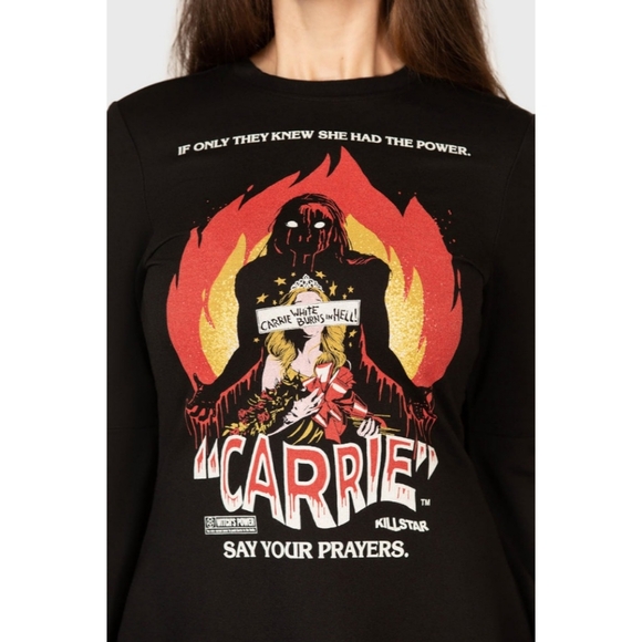 Killstar Creepy Carrie Skater Dress - Picture 2 of 6